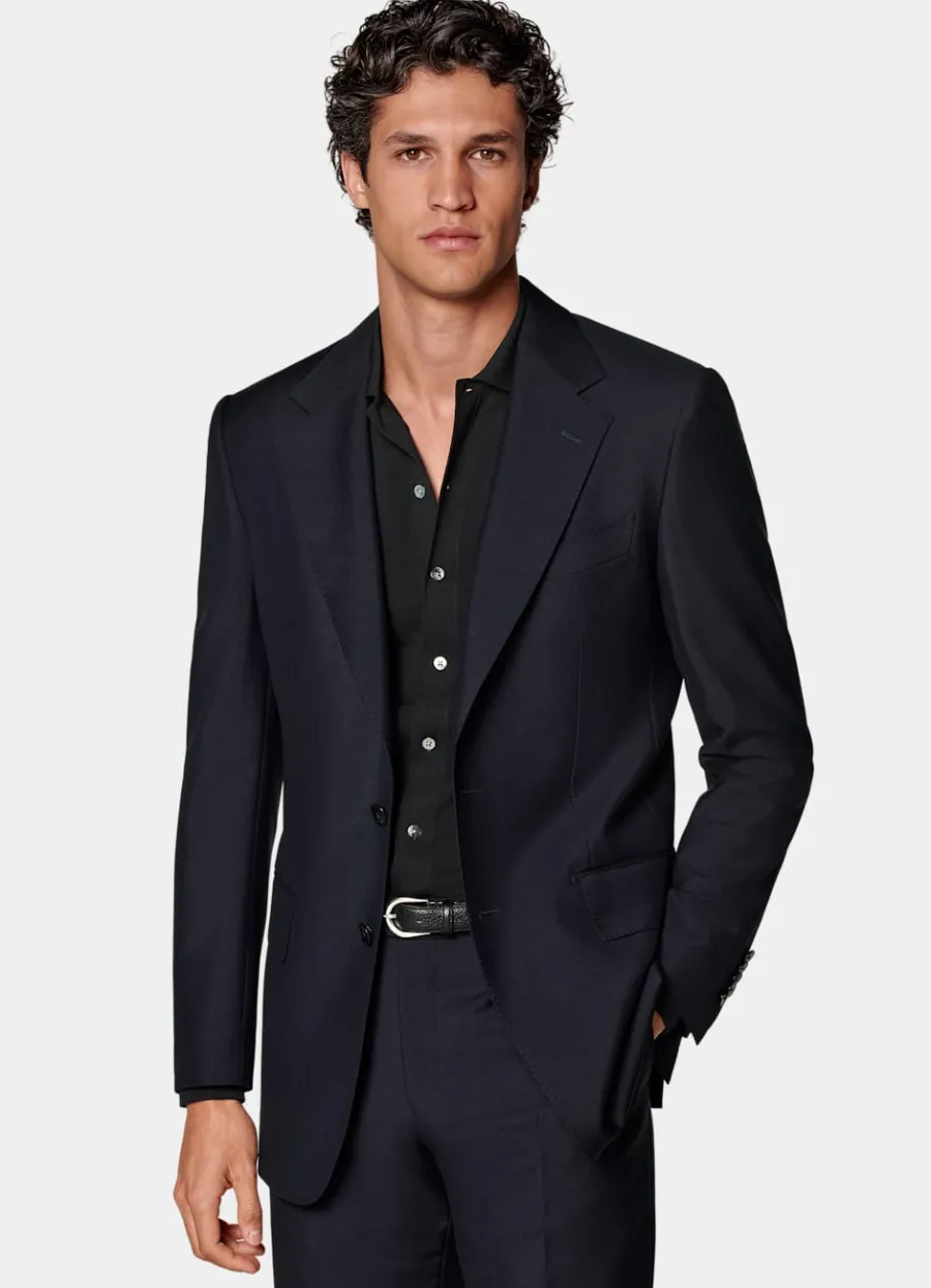 Suitsupply Costume Milano coupe Tailored bleu marine Hot