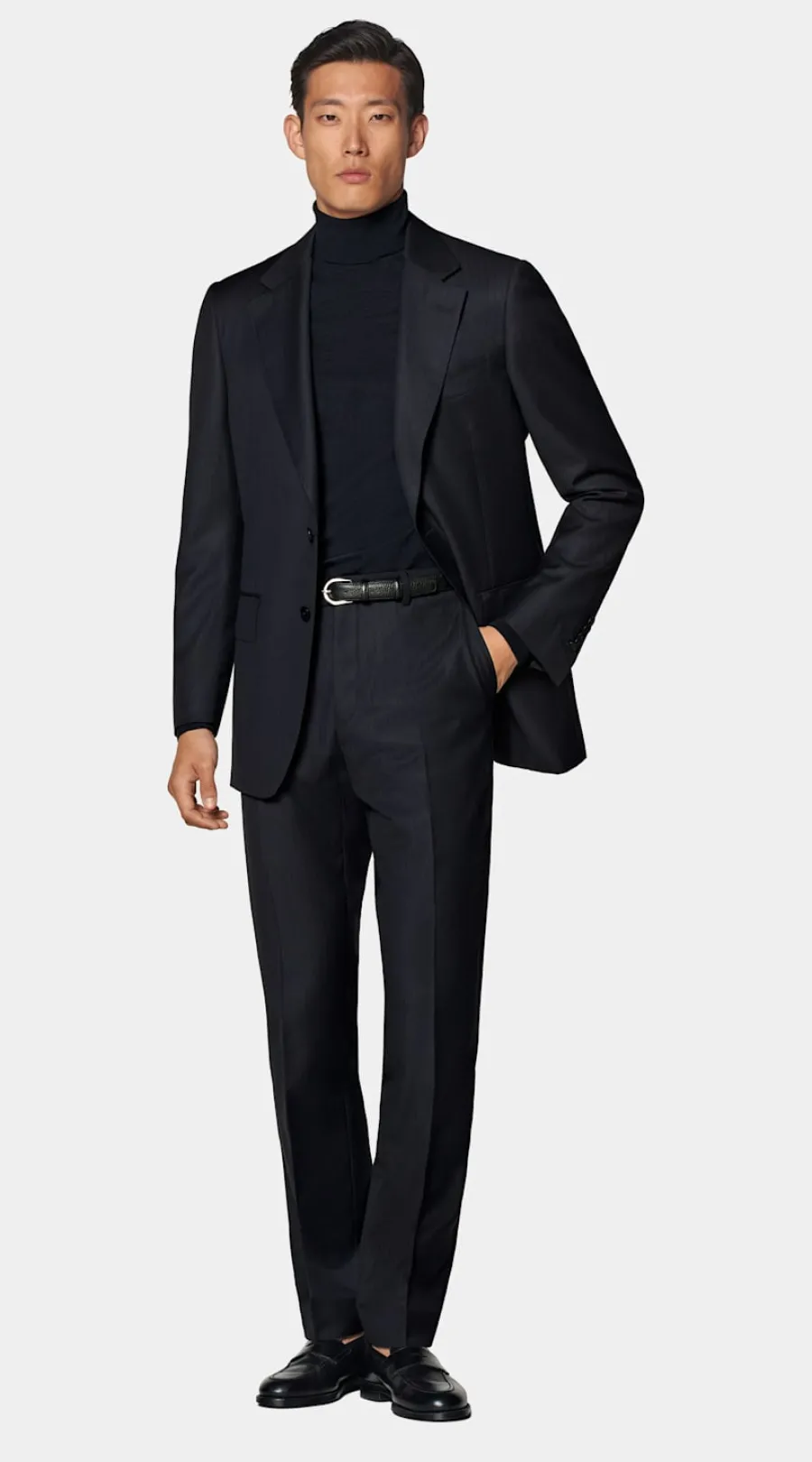 Suitsupply Costume Milano coupe Tailored bleu marine à rayures Shop