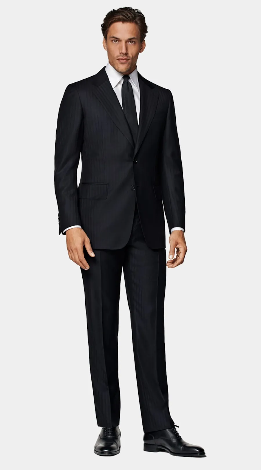 Suitsupply Costume Milano coupe Tailored bleu marine à rayures Best