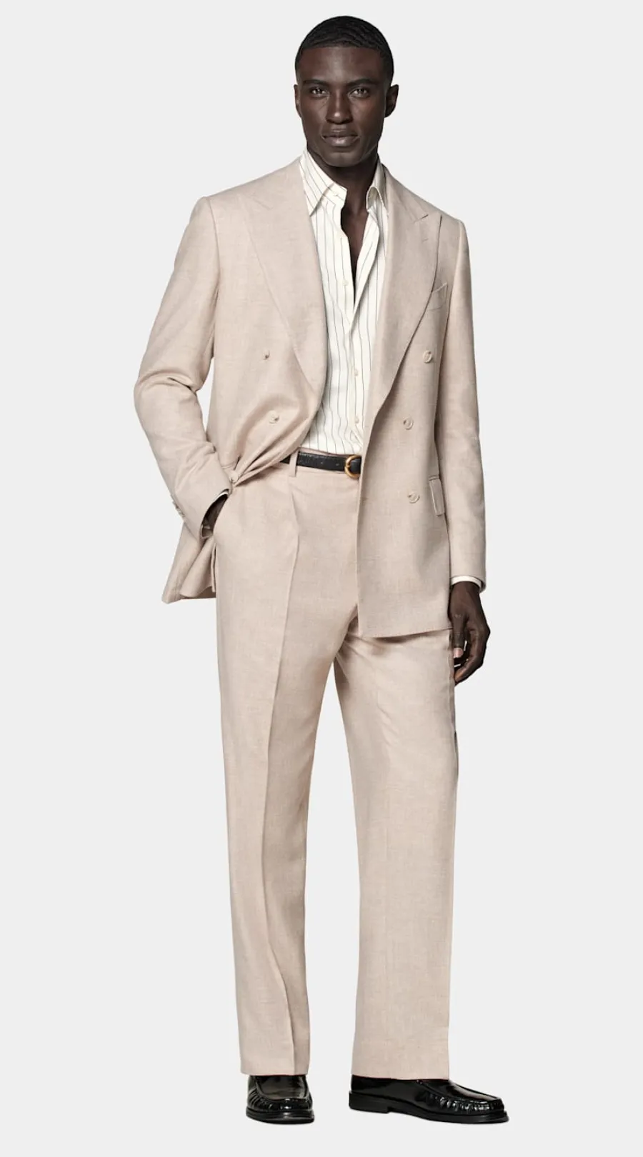 Suitsupply Costume Milano coupe Tailored couleur sable Online