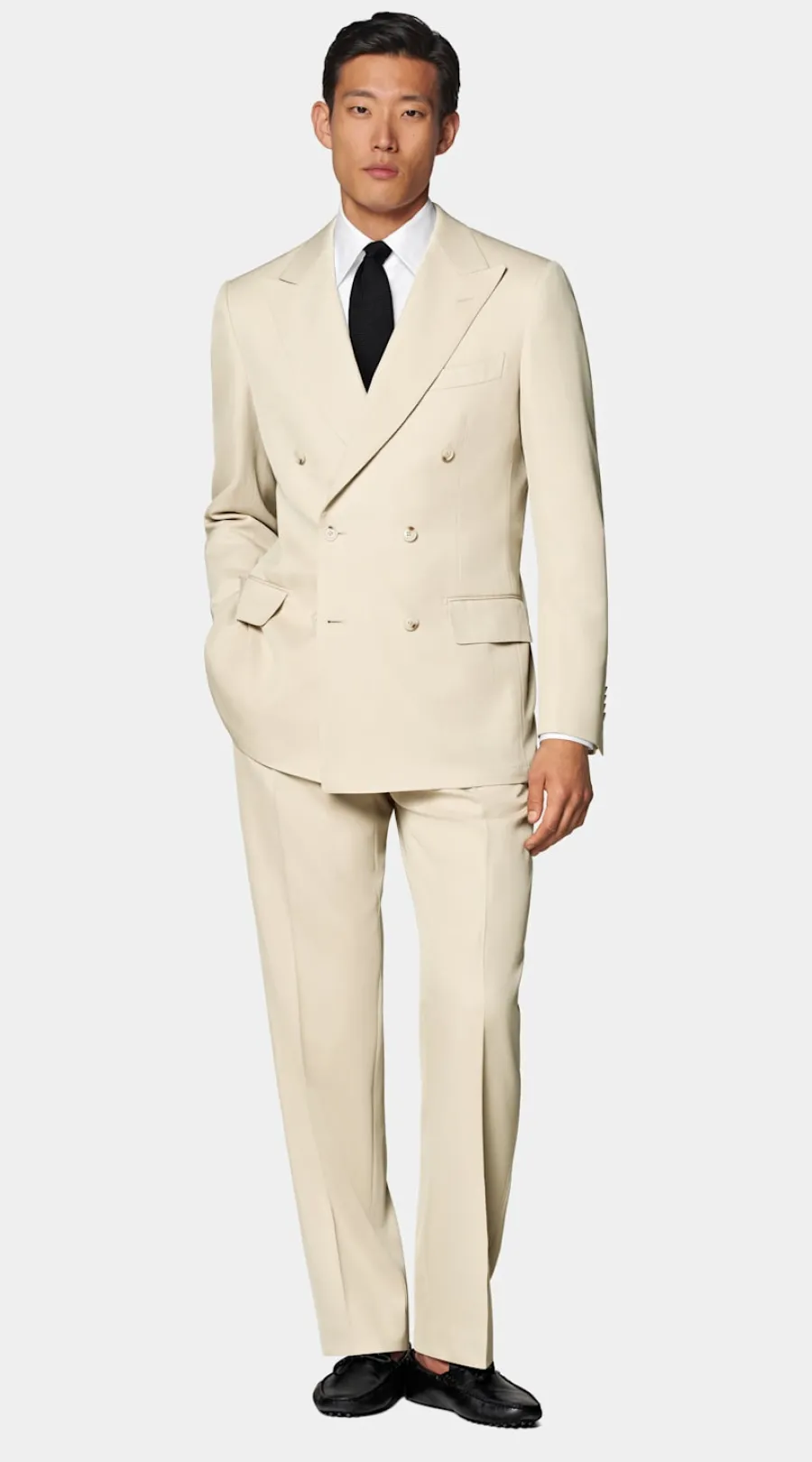 Suitsupply Costume Milano coupe Tailored couleur sable Online