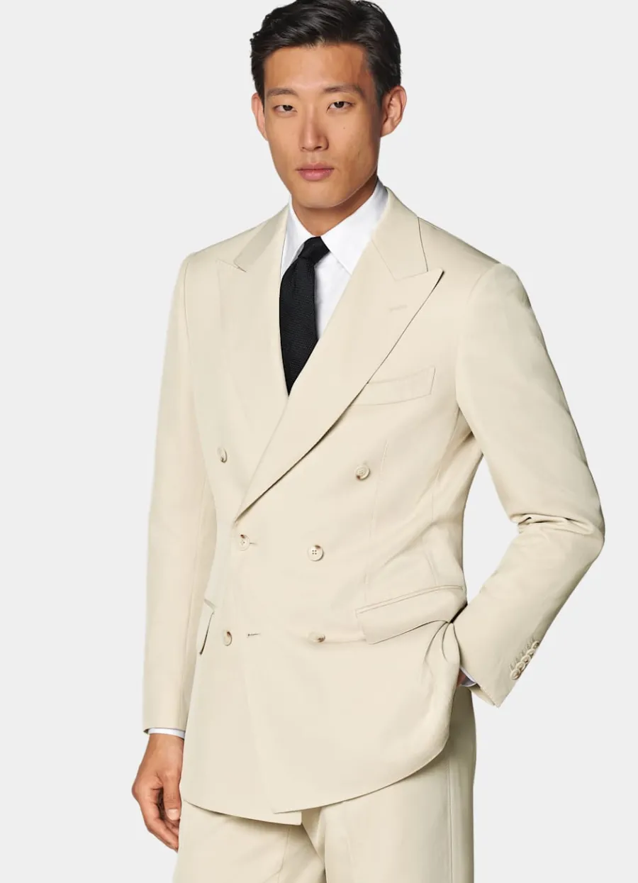 Suitsupply Costume Milano coupe Tailored couleur sable Online