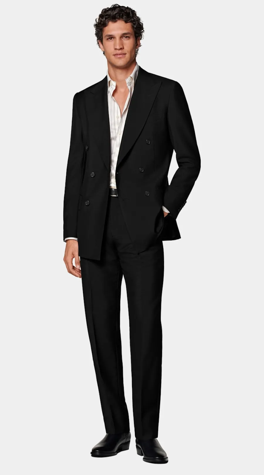 Suitsupply Costume Milano coupe Tailored noir Black Shop