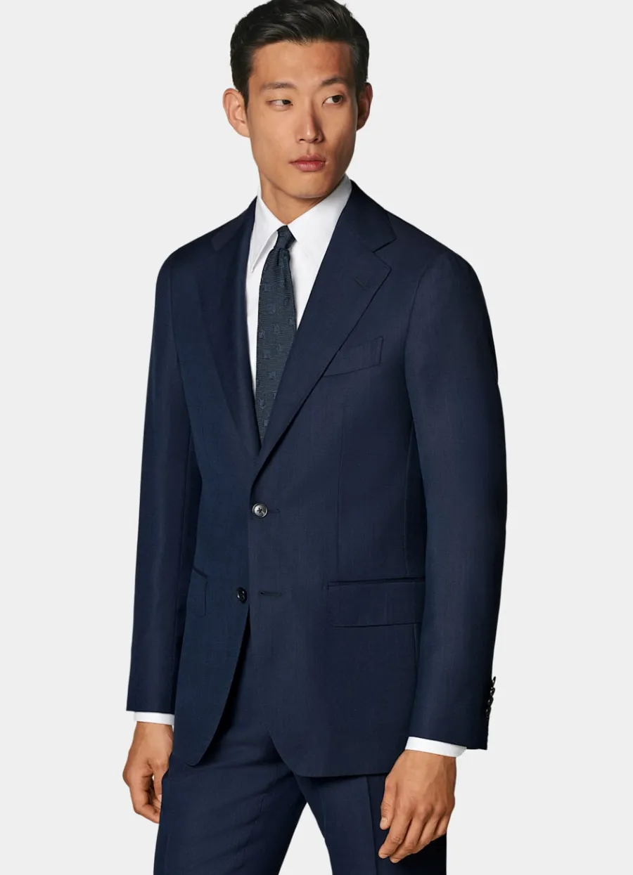 Suitsupply Costume Perennial Havana coupe Tailored bleu marine Cheap