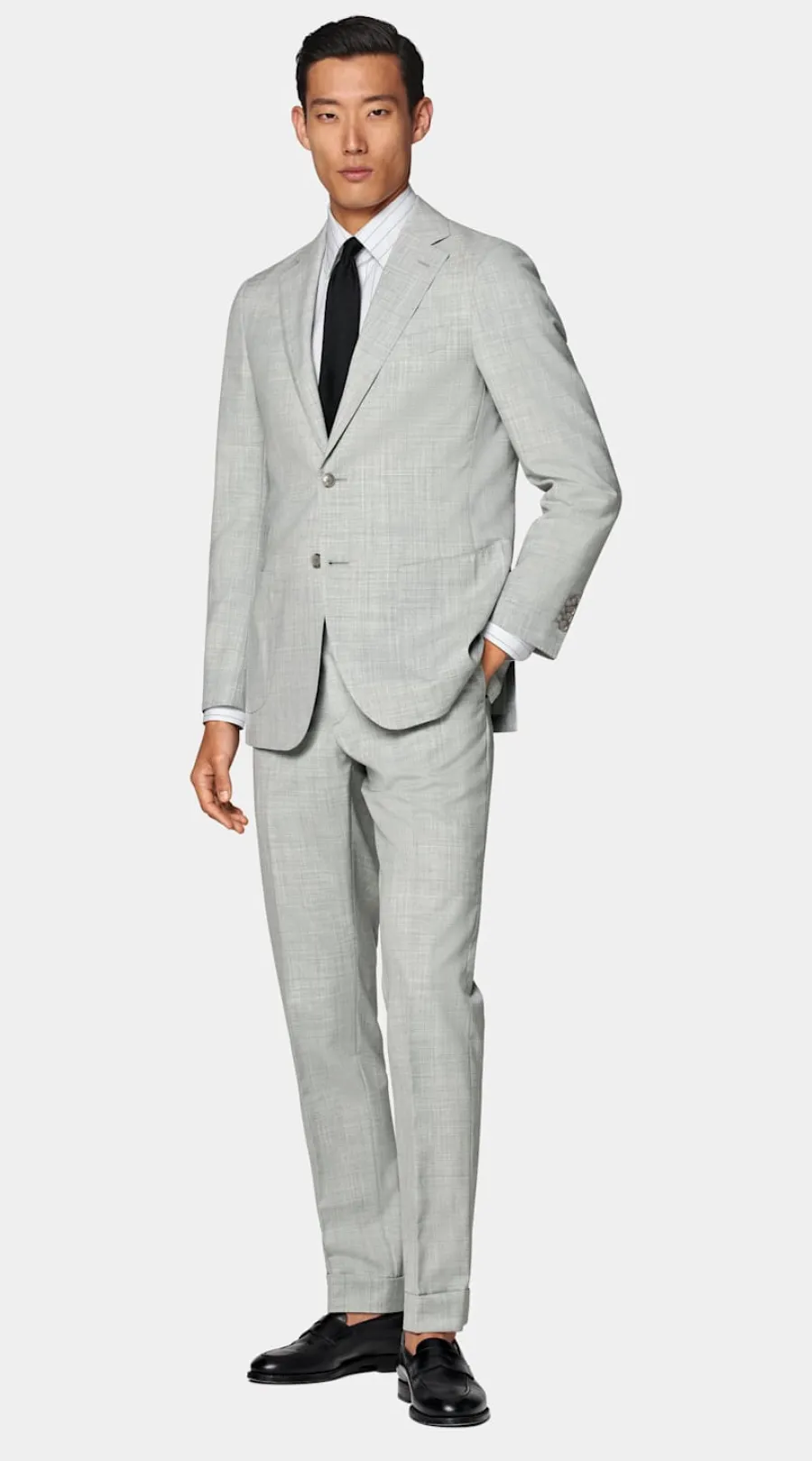 Suitsupply Costume Perennial Havana coupe Tailored gris clair Best Sale