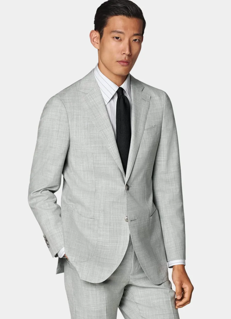 Suitsupply Costume Perennial Havana coupe Tailored gris clair Best Sale