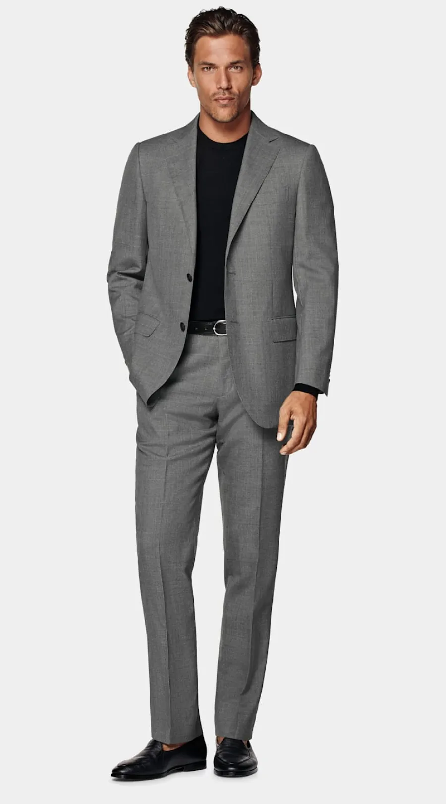 Suitsupply Costume Perennial Lazio coupe Tailored gris moyen Mid Grey Discount