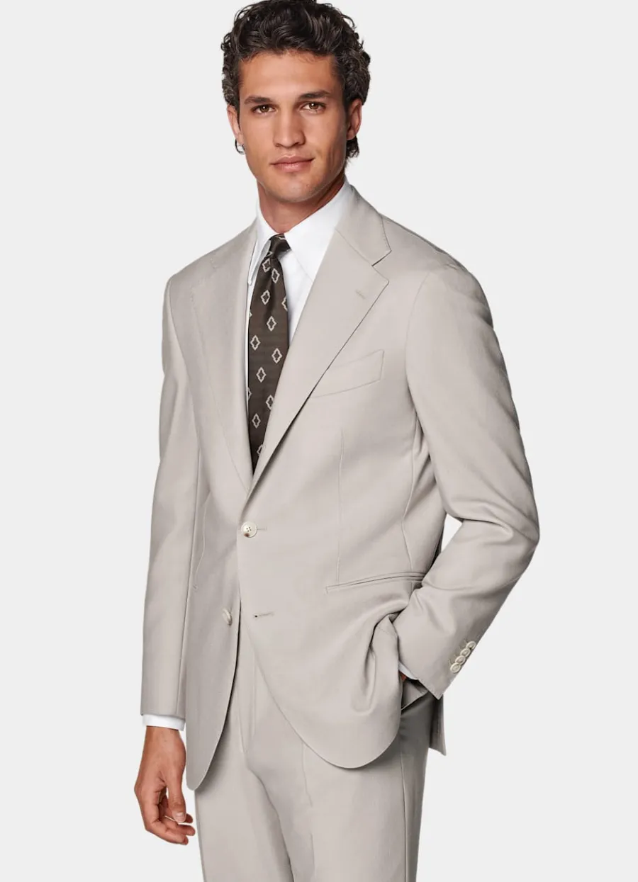 Suitsupply Costume Roma coupe Relaxed taupe clair Outlet