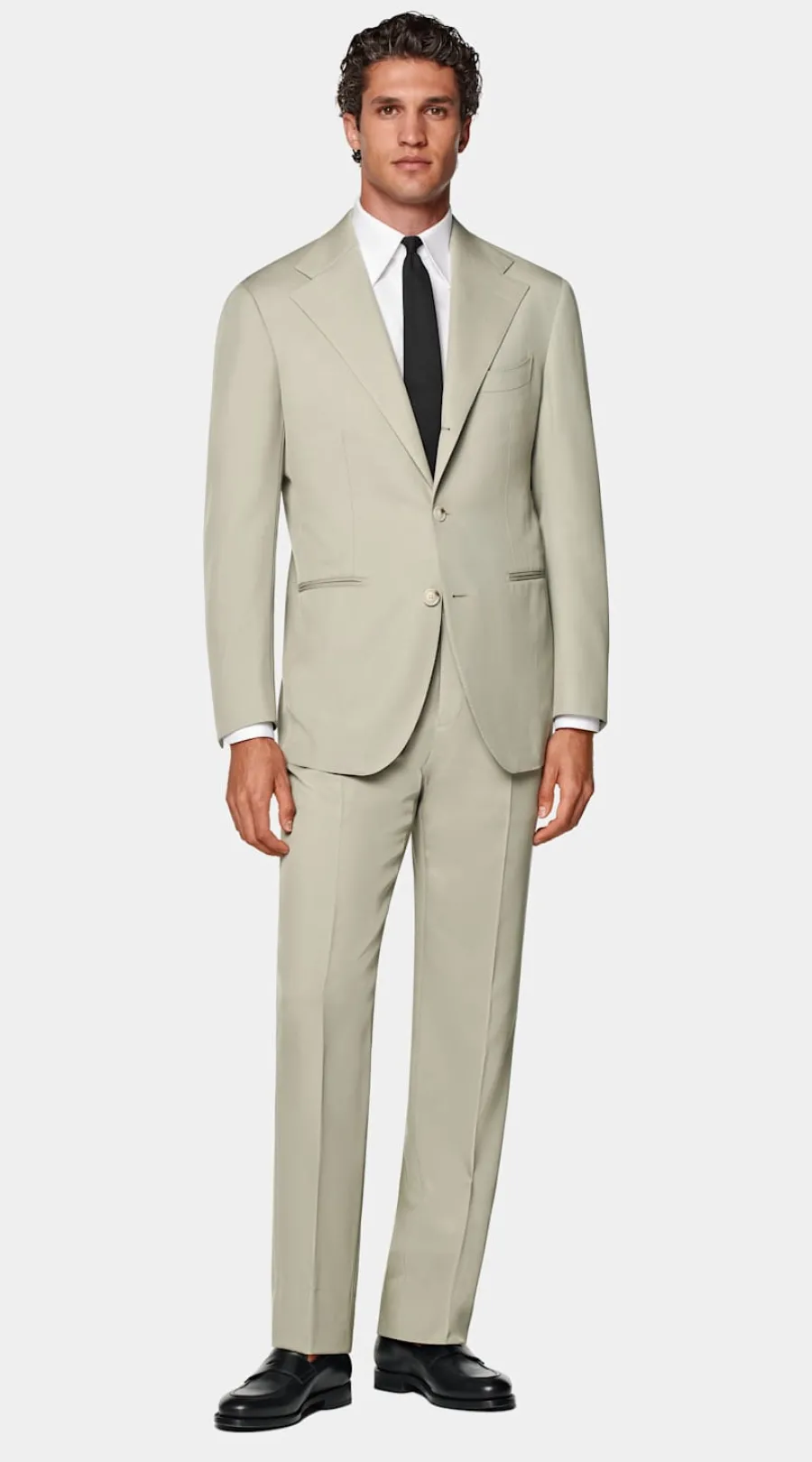 Suitsupply Costume Roma coupe Relaxed vert clair Fashion