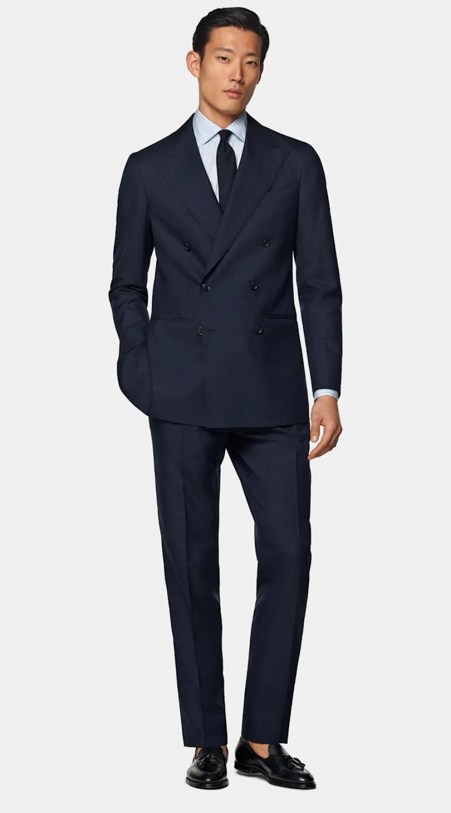 Suitsupply Costume sur mesure Custom Made bleu marine New