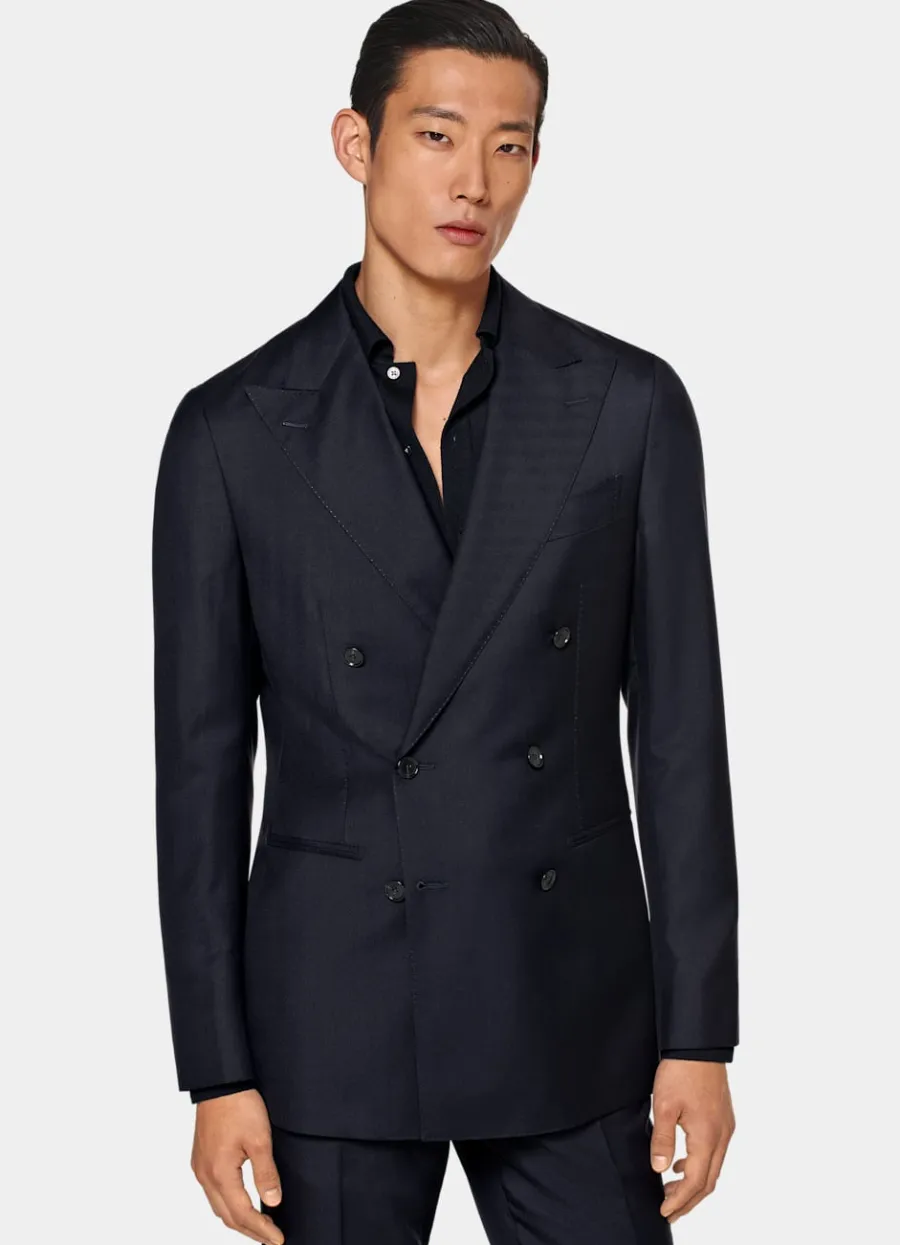 Suitsupply Costume sur mesure Custom Made bleu marine Discount