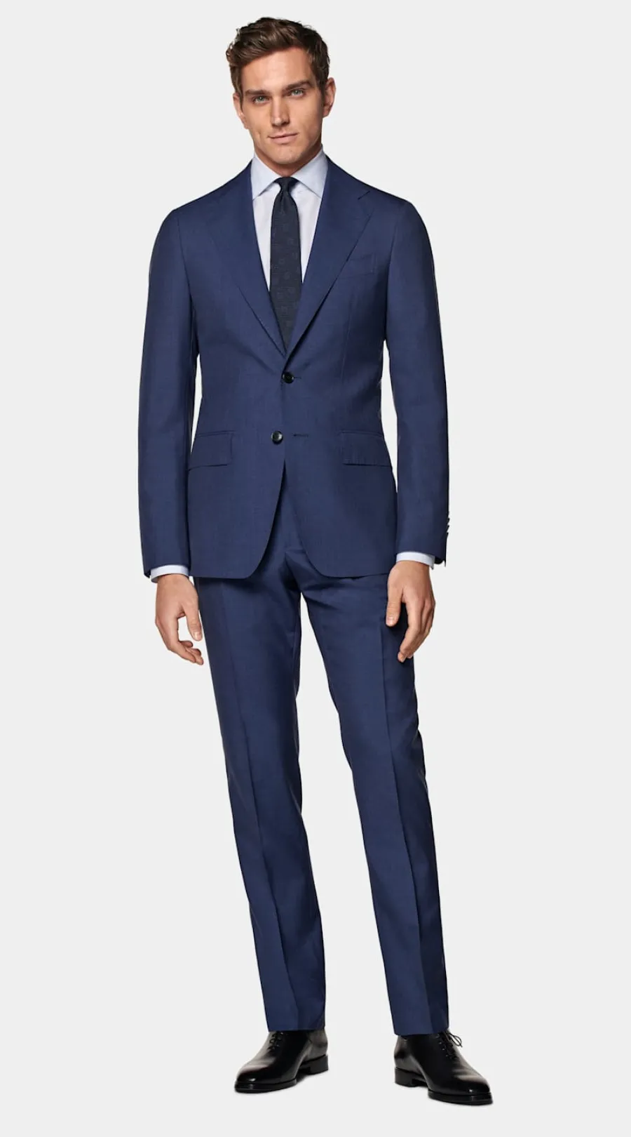 Suitsupply Costume sur mesure Custom Made bleu moyen Hot