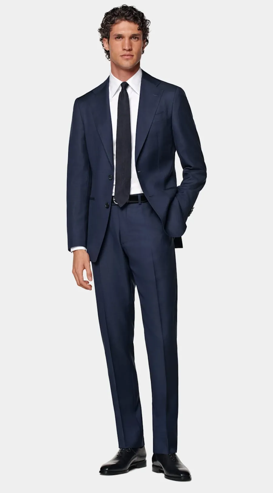 Suitsupply Costume sur mesure Custom Made bleu moyen à carreaux Outlet