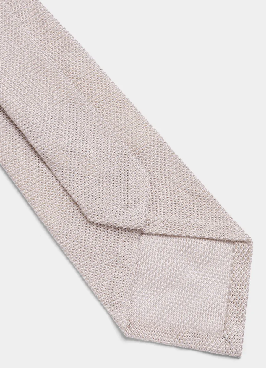 Suitsupply Cravate grenadine marron clair Light Brown Sale