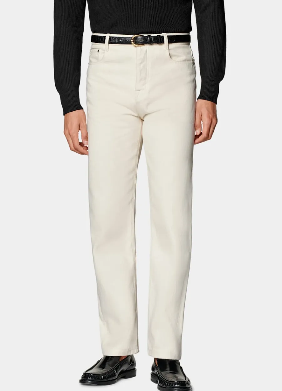 Suitsupply Jean Straight Leg blanc cassé Off-White Best