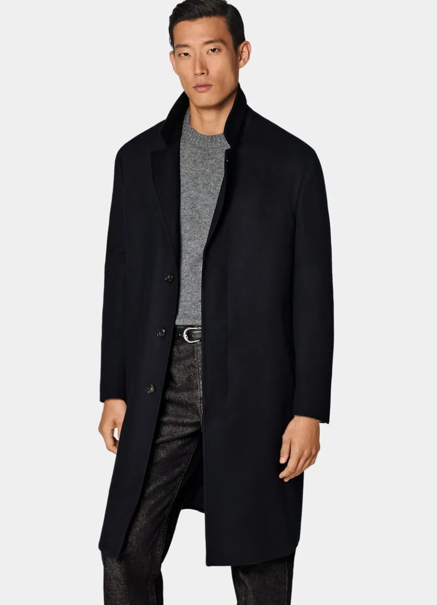 Suitsupply Manteau bleu marine Navy Fashion