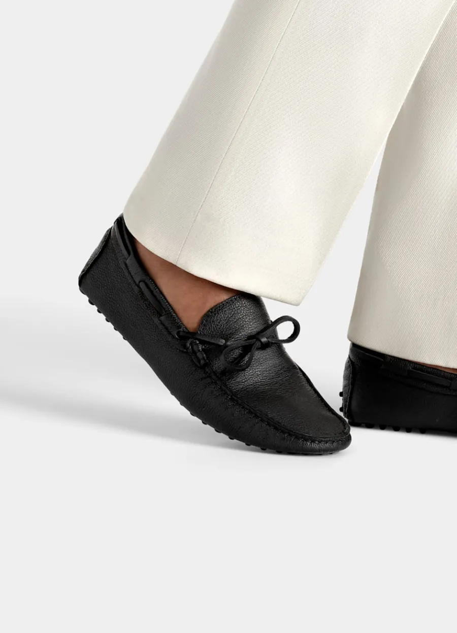 Suitsupply Mocassins de conduite noirs Black Best