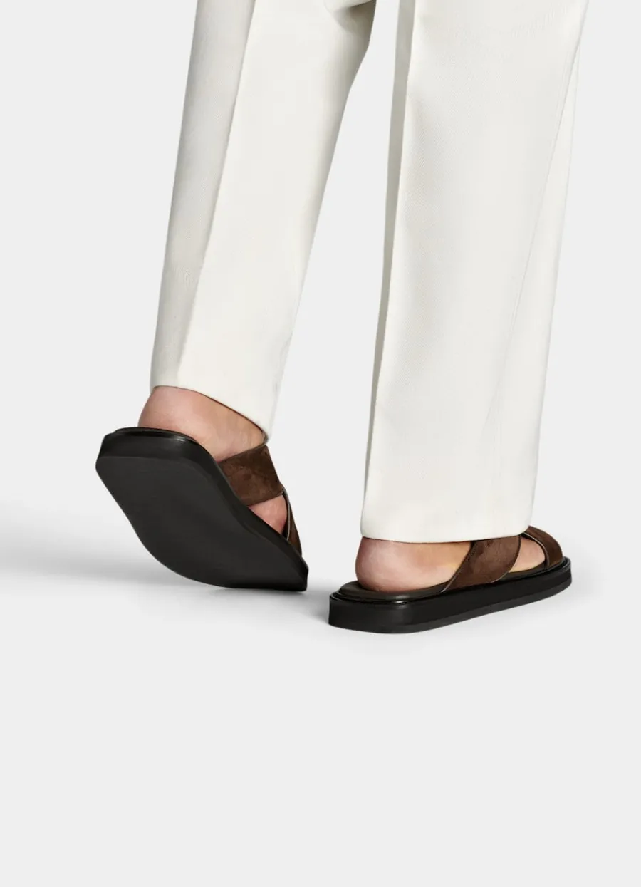 Suitsupply Mules marron foncé Clearance