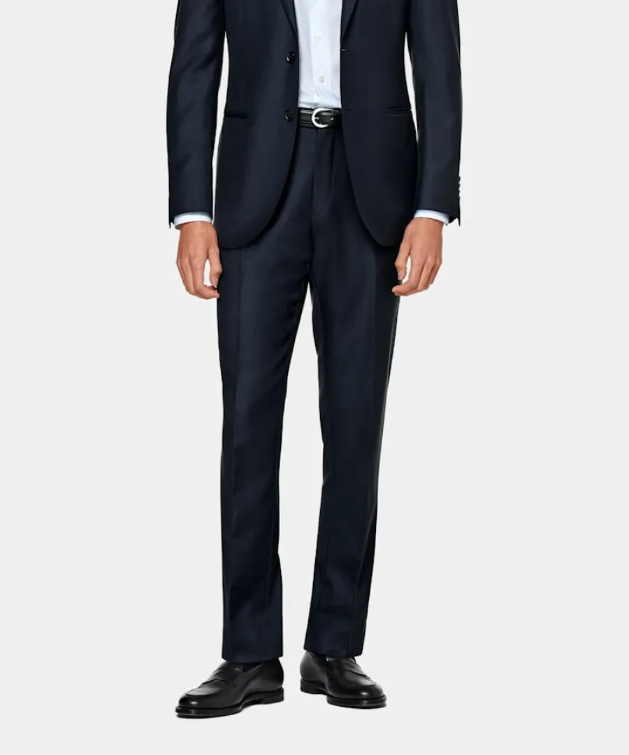 Suitsupply Pantalon de costume Slim Leg Straight bleu marine Navy Online