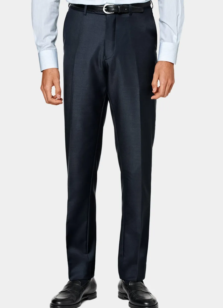 Suitsupply Pantalon de costume Slim Leg Straight bleu marine Navy Online