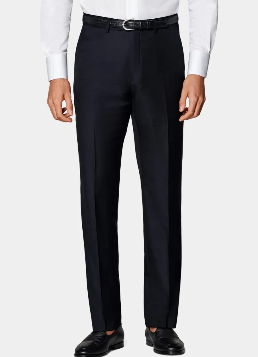 Suitsupply Pantalon de costume Slim Leg Straight bleu marine Navy Sale