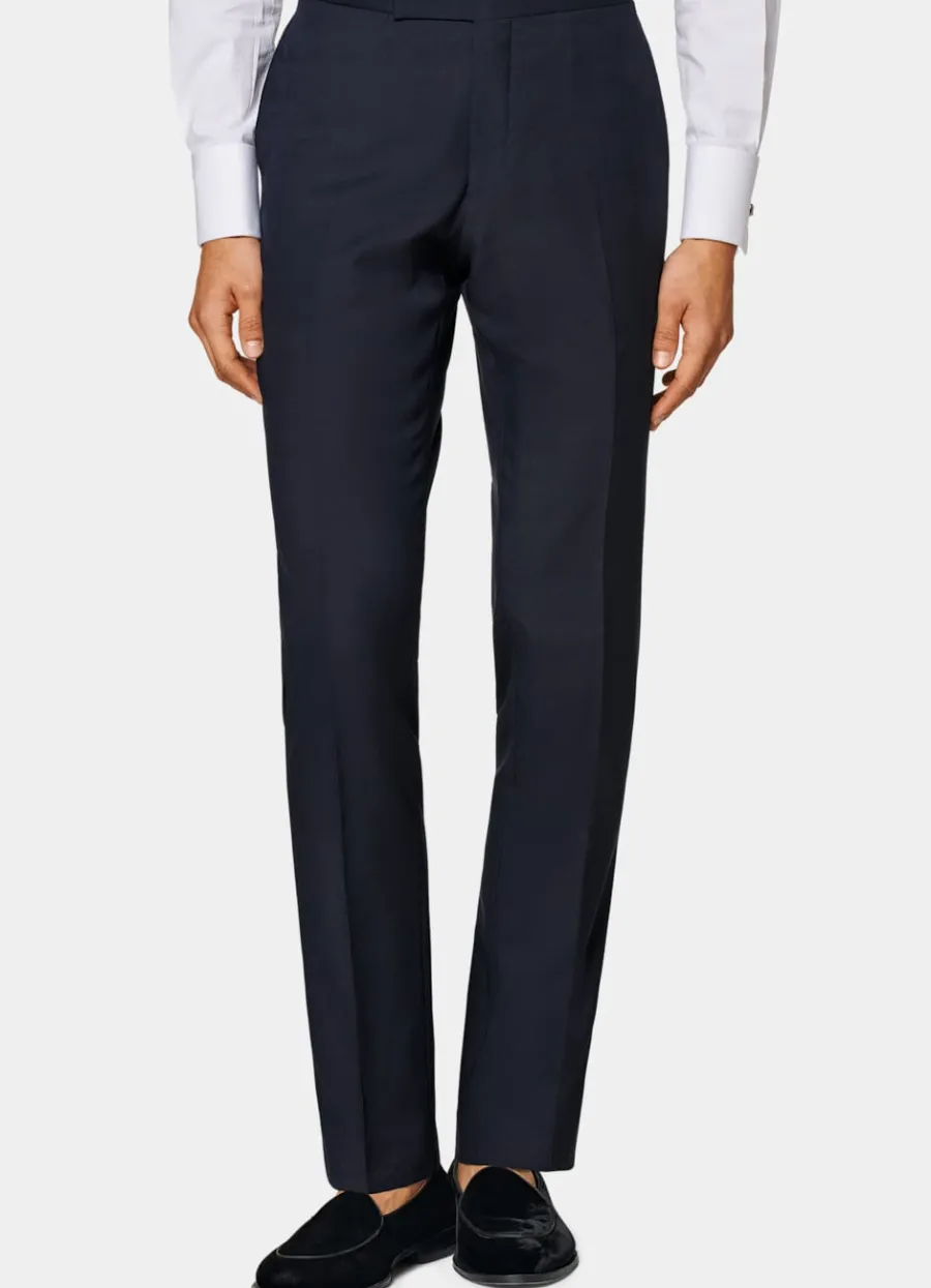 Suitsupply Pantalon de smoking Slim Leg Straight bleu marine Navy Best