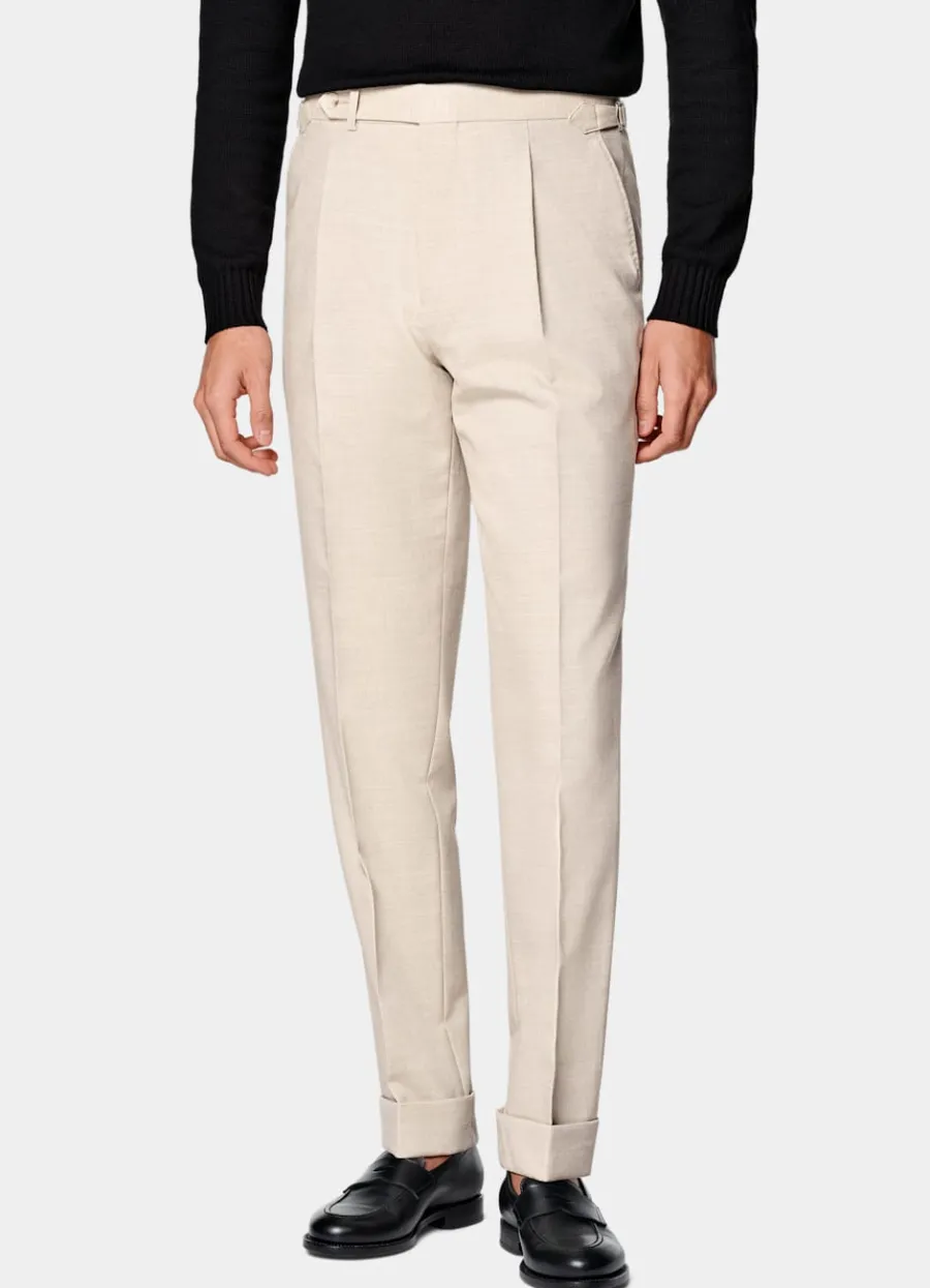 Suitsupply Pantalon Slim Leg Tapered sable Sand Flash Sale