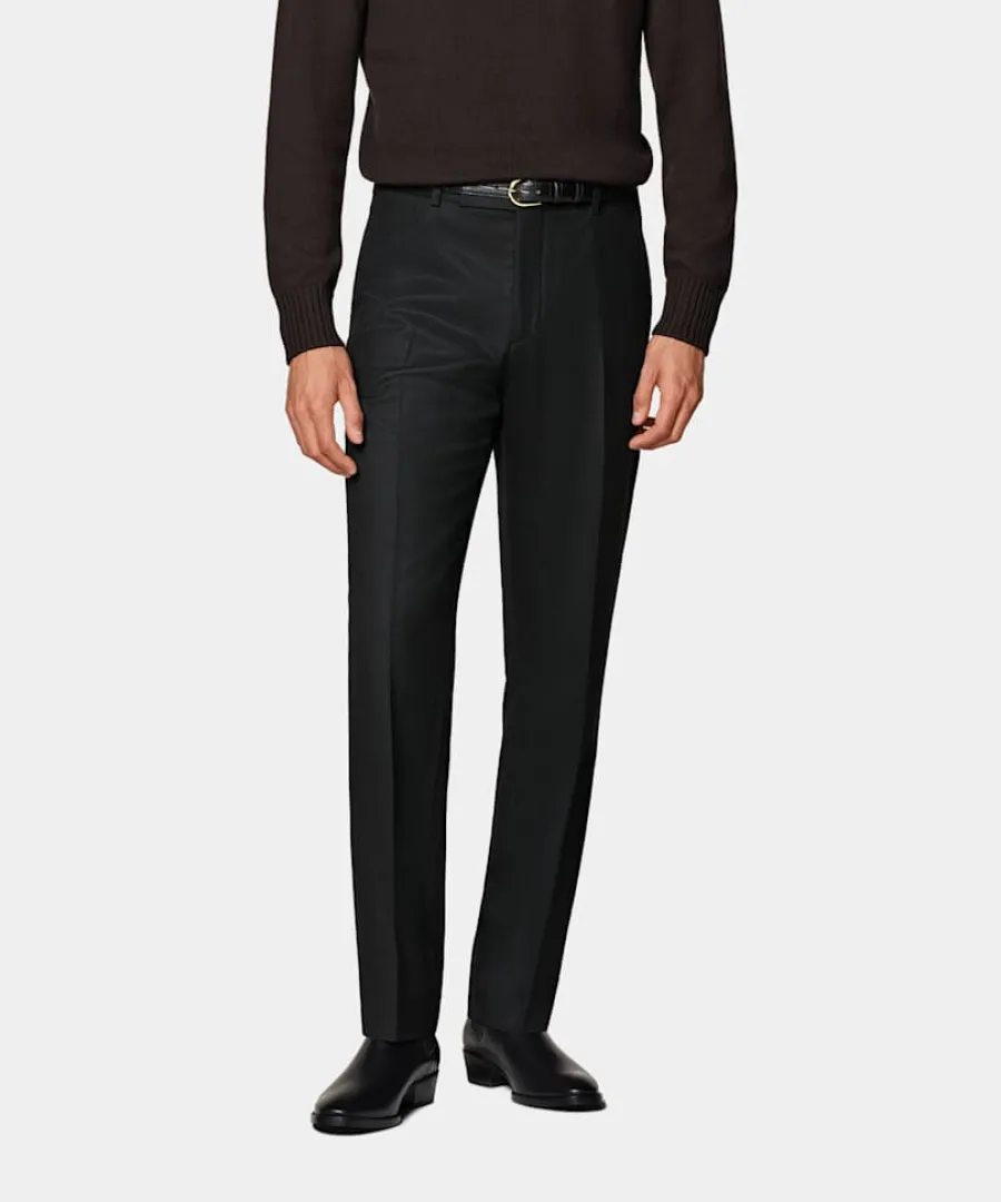 Suitsupply Pantalon Straight Leg noir Black Shop