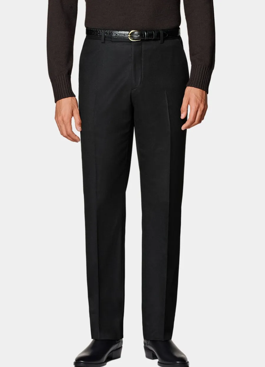 Suitsupply Pantalon Straight Leg noir Black Shop