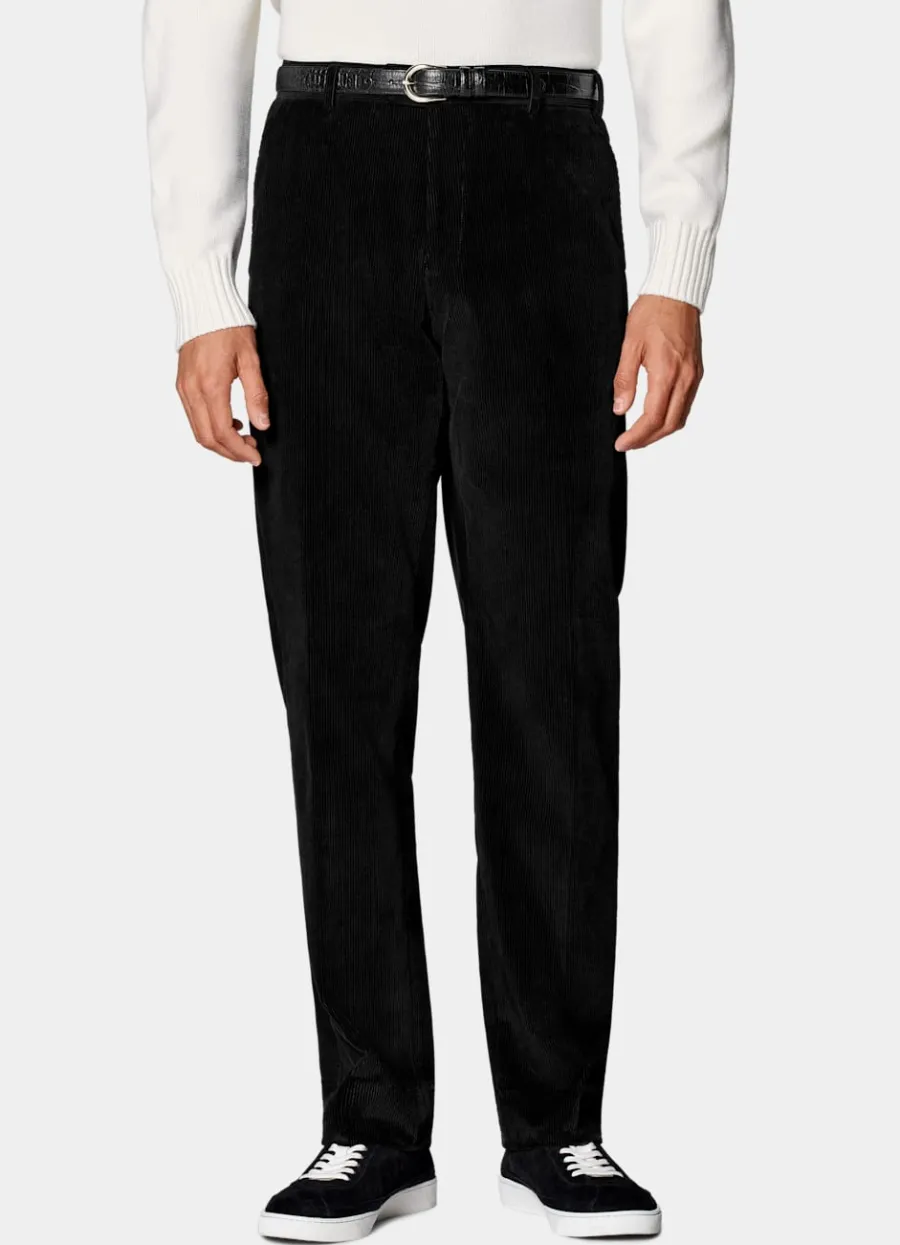 Suitsupply Pantalon Straight Leg noir Black Cheap