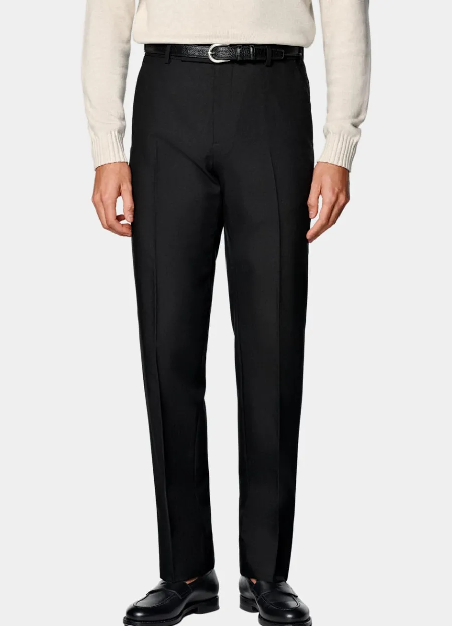 Suitsupply Pantalon Straight Leg noir Black Outlet