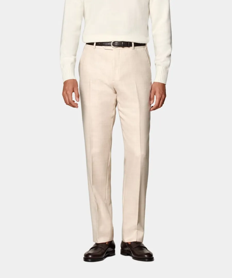 Suitsupply Pantalon Straight Leg sable Cheap