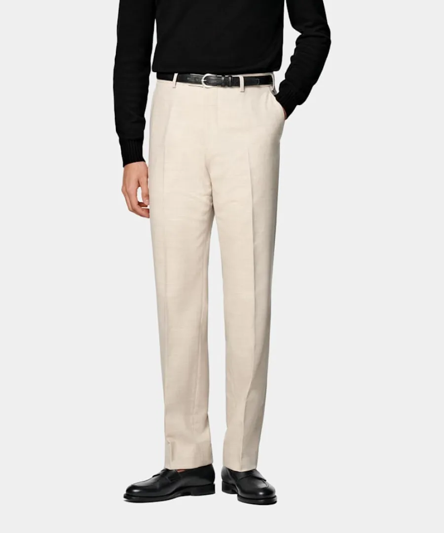 Suitsupply Pantalon Straight Leg sable Sand New