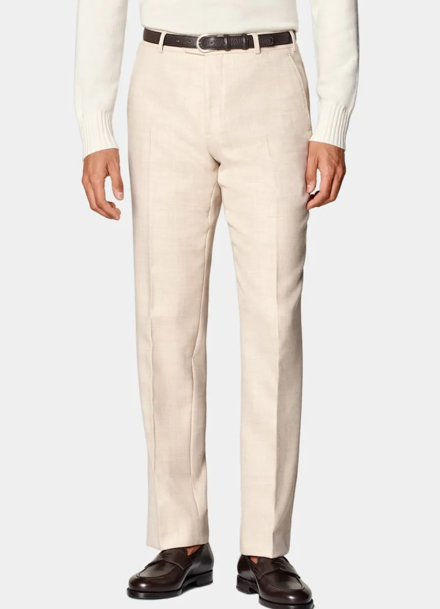 Suitsupply Pantalon Straight Leg sable Cheap