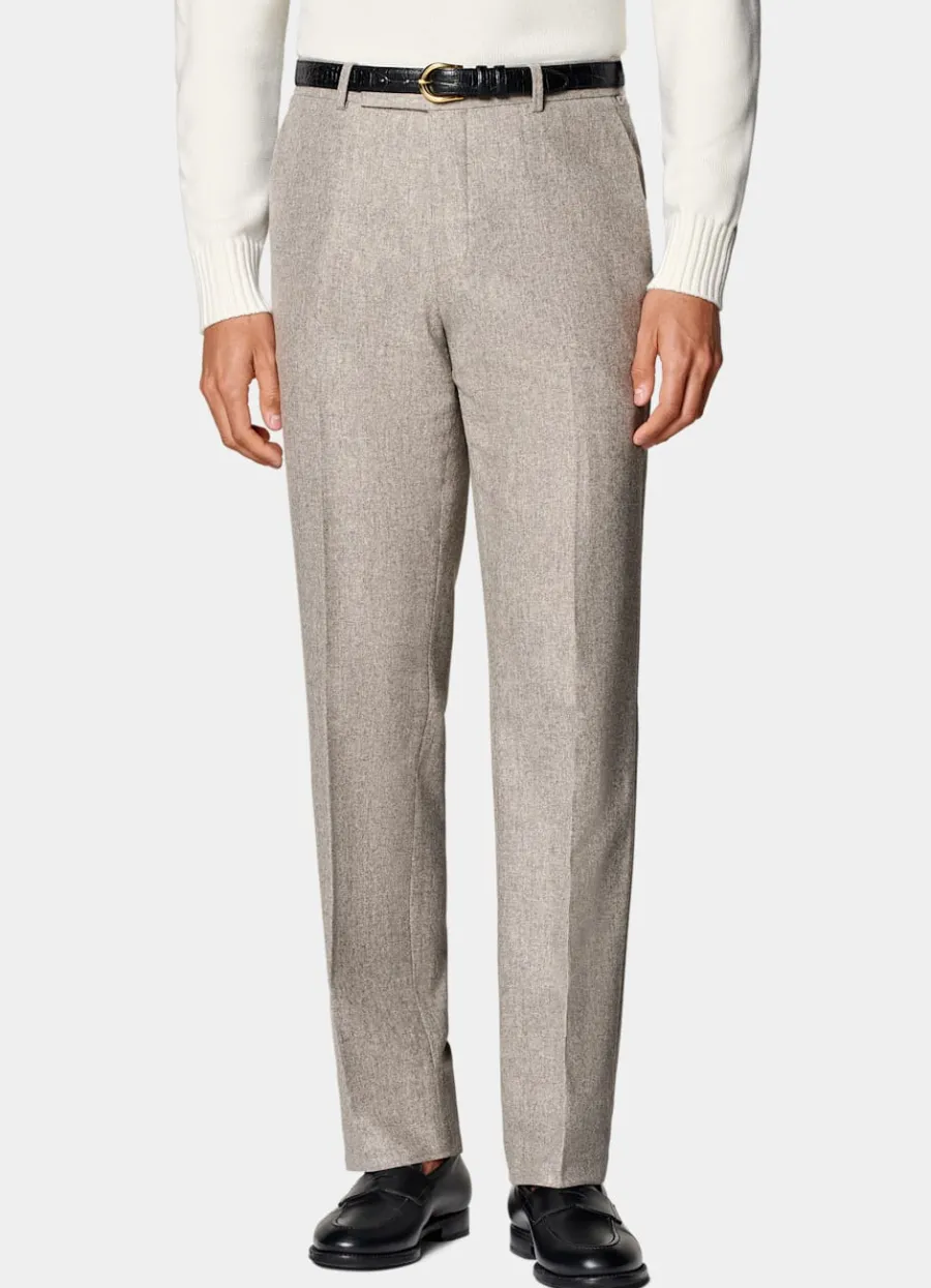 Suitsupply Pantalon Straight Leg taupe Clearance