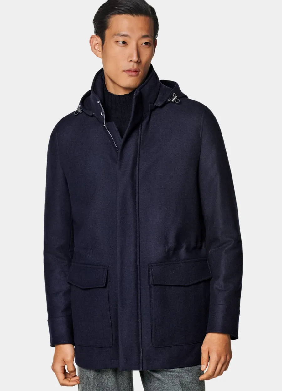 Suitsupply Parka rembourrée bleu marine Shop