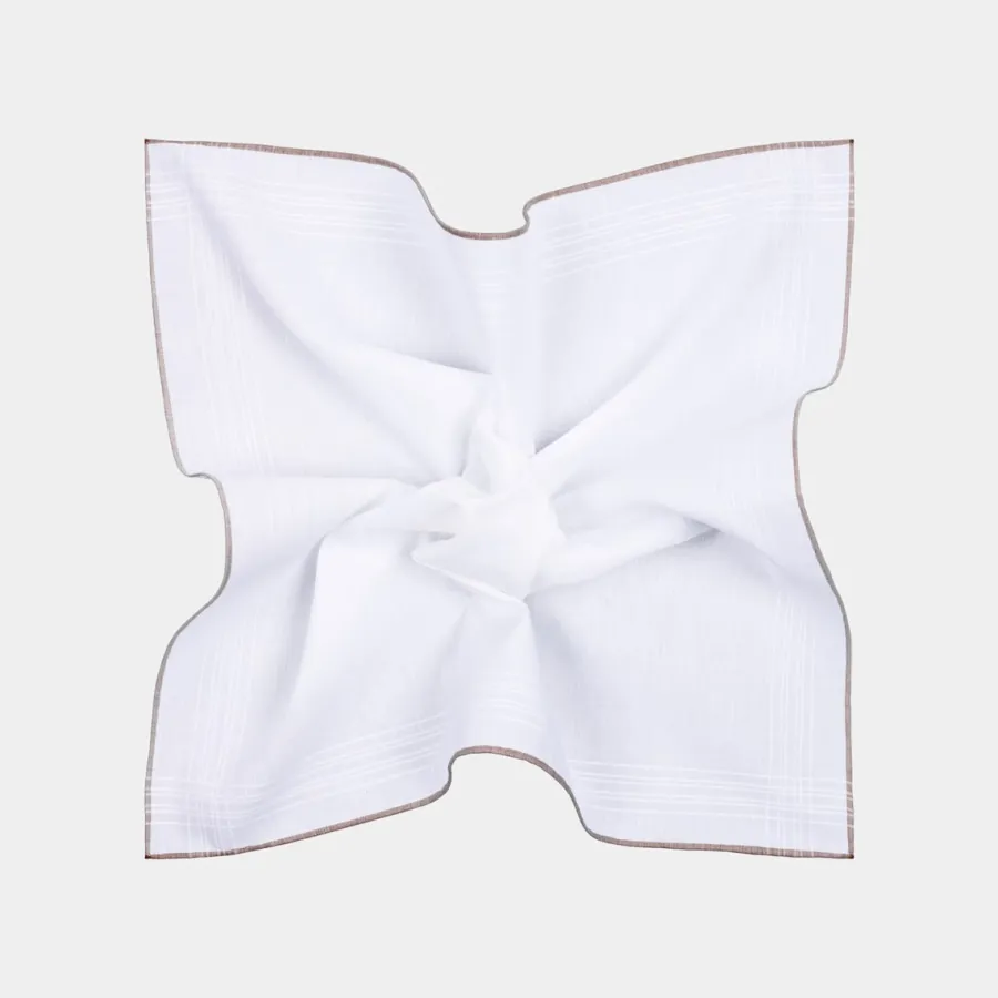 Suitsupply Pochette blanche White Cheap