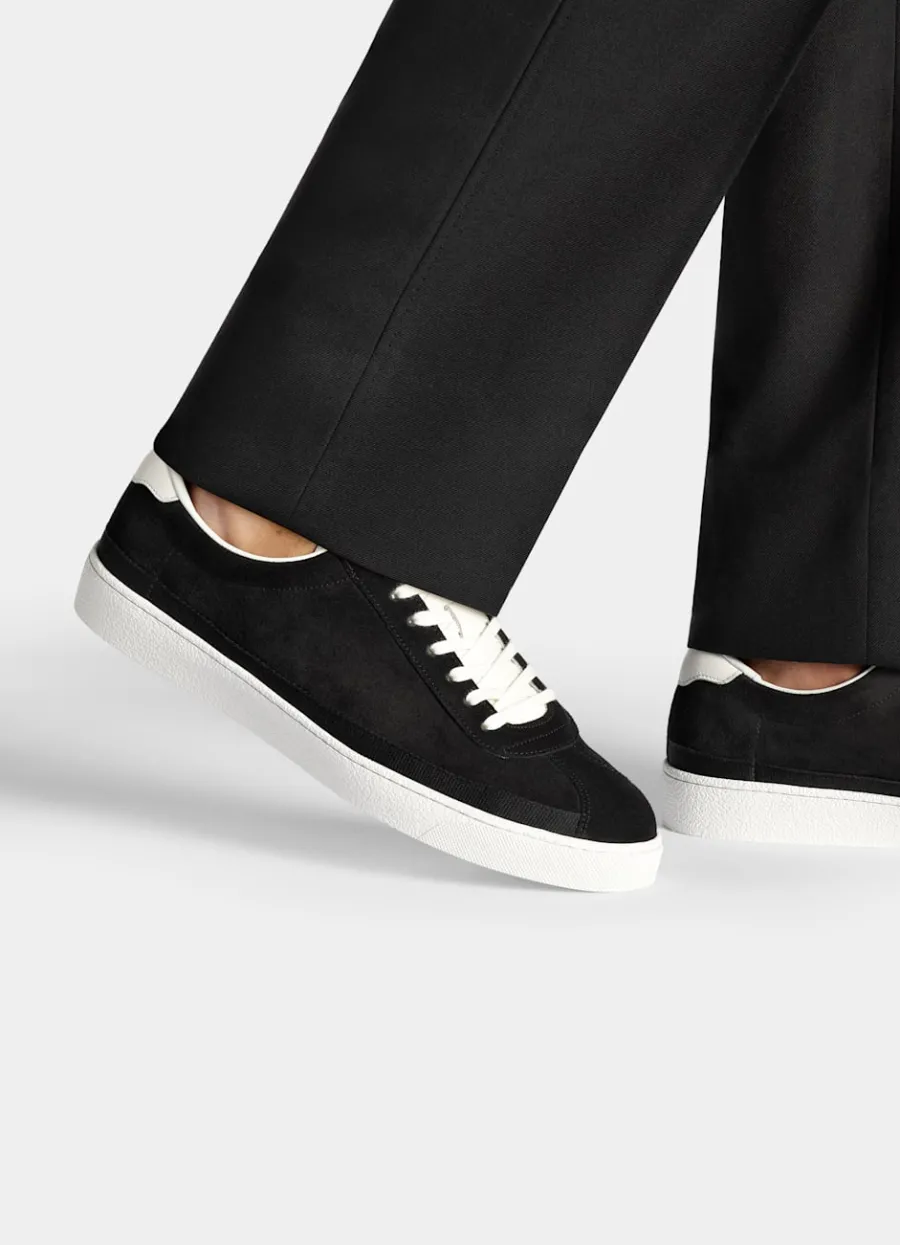 Suitsupply Sneakers noires Black Cheap