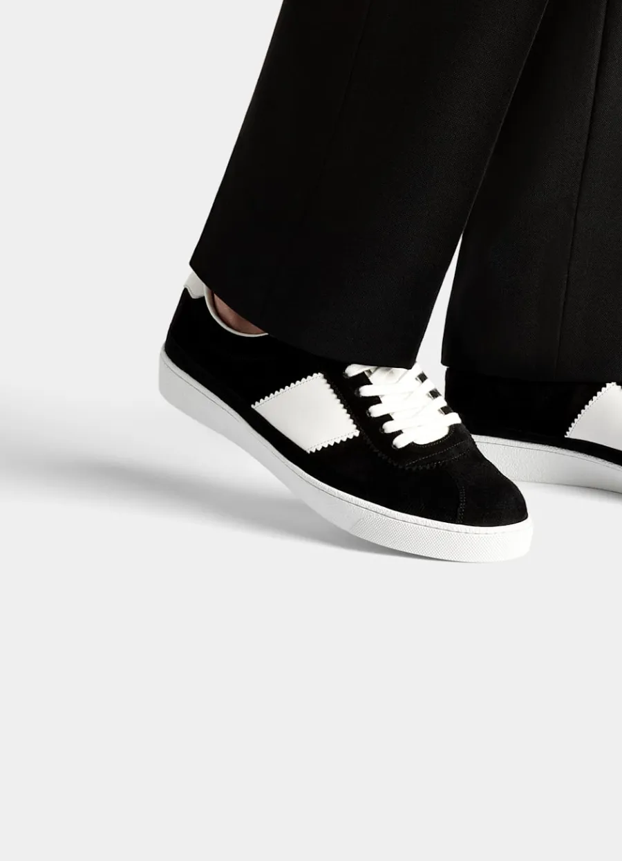 Suitsupply Sneakers noires Black Flash Sale