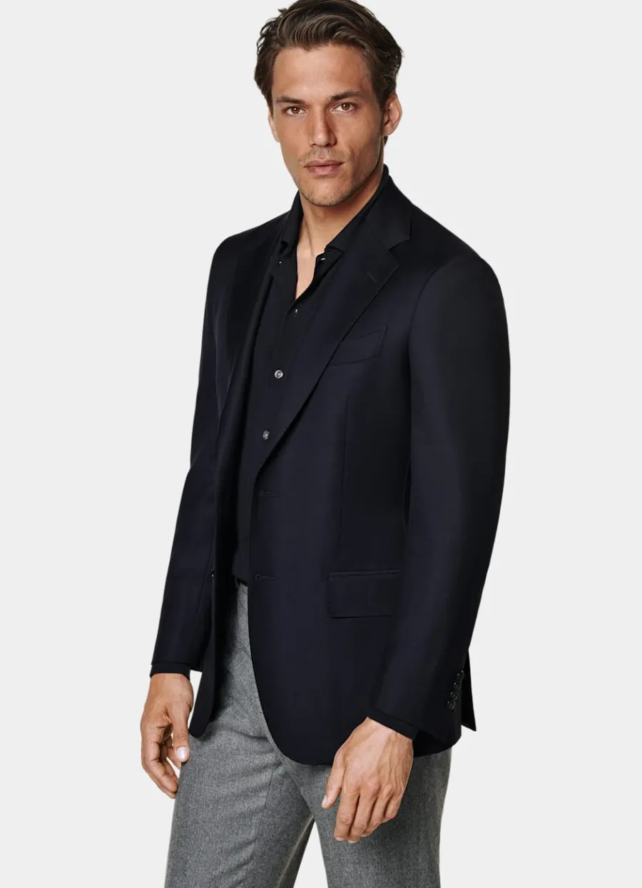 Suitsupply Veste de costume Havana coupe Tailored bleu marine Navy Best