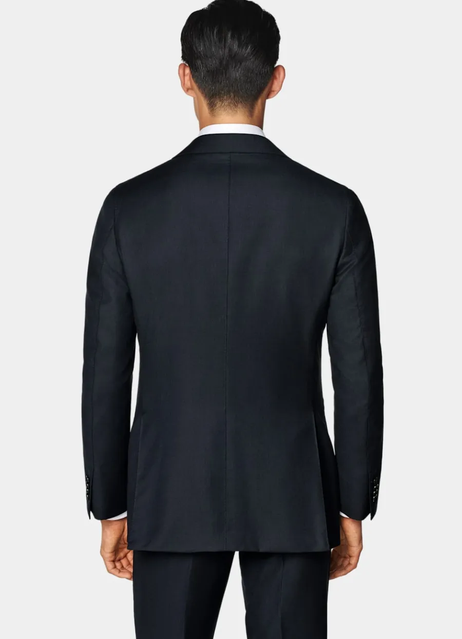 Suitsupply Veste de costume Havana coupe Tailored bleu marine œil-de-perdrix Navy Cheap