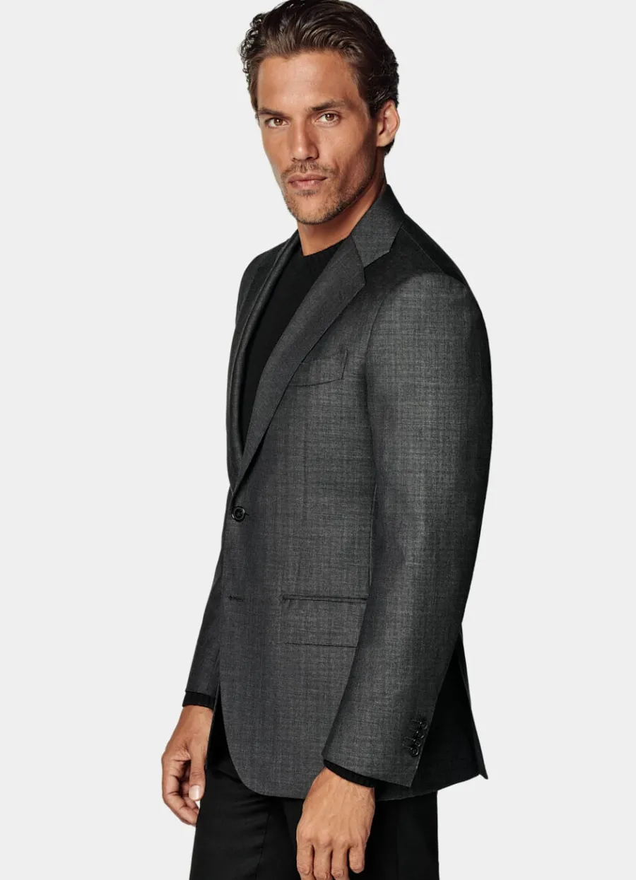 Suitsupply Veste de costume Havana coupe Tailored gris foncé Dark Grey Best Sale