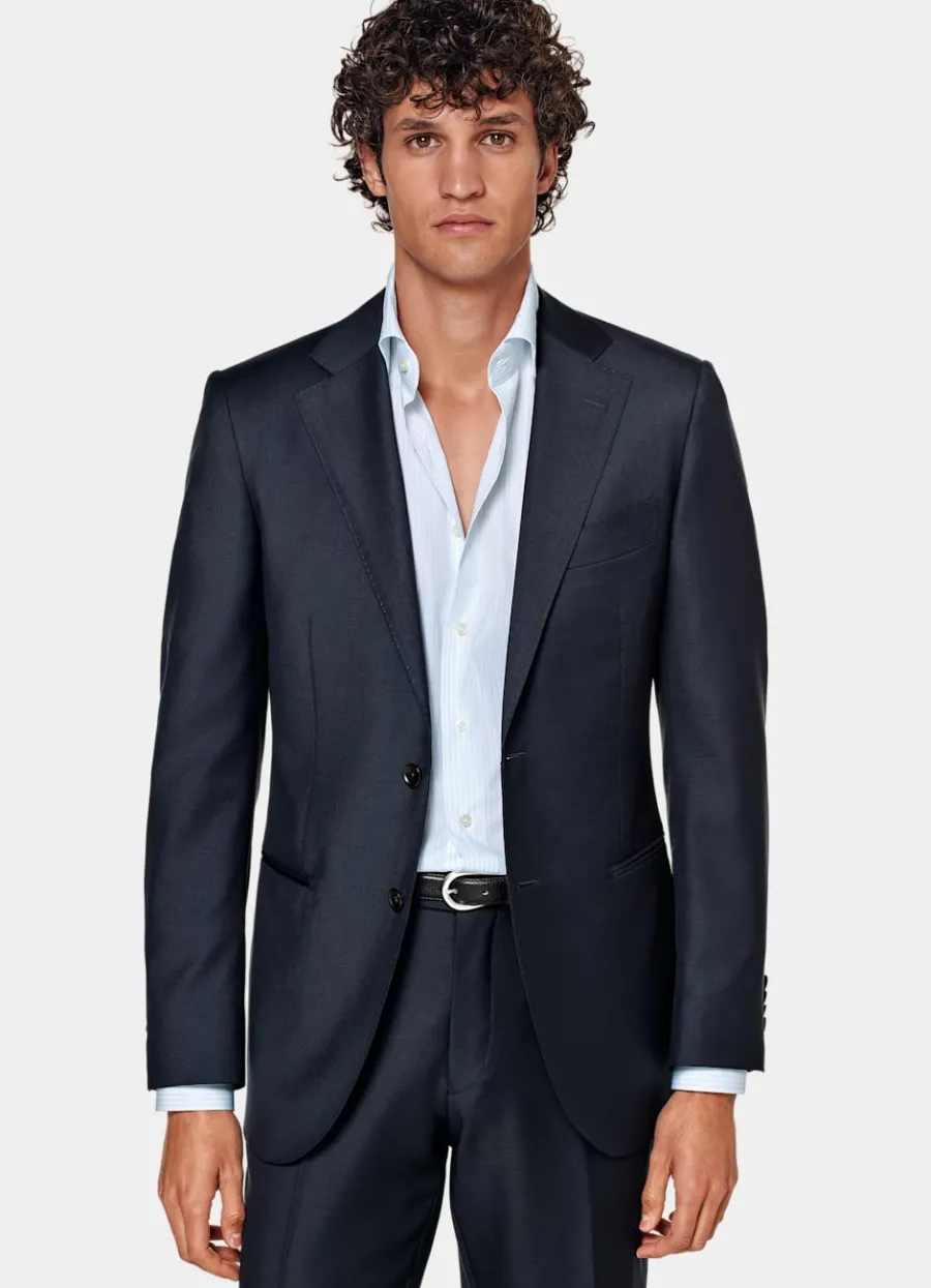 Suitsupply Veste de costume Lazio coupe Tailored bleu marine Flash Sale