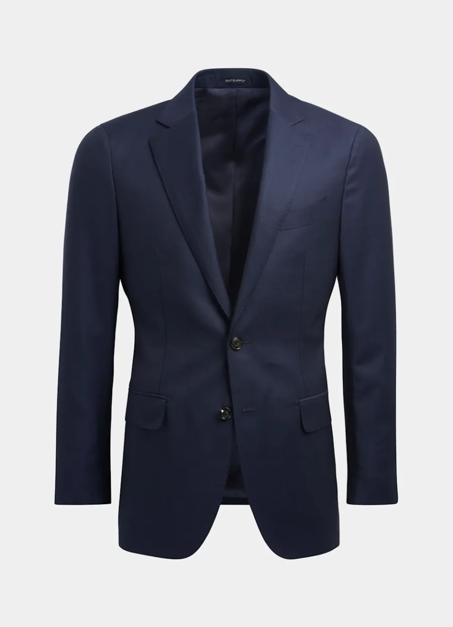 Suitsupply Veste de costume Sienna coupe Tailored bleu marine œil-de-perdrix Store